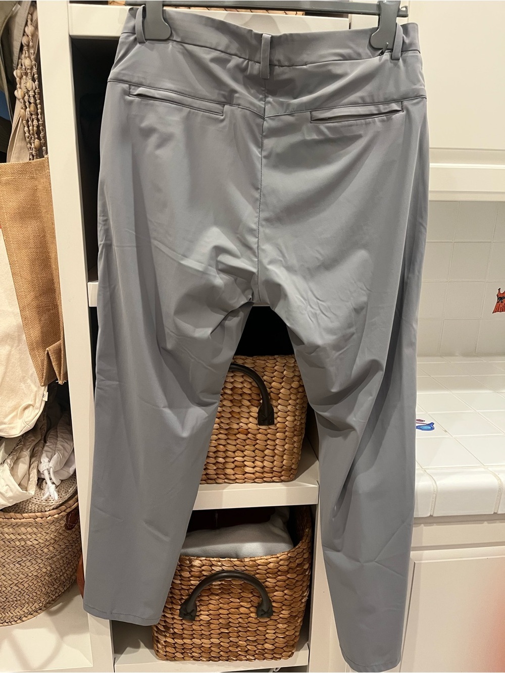 Peter Millar Light Gray Performance Dress Pants - Picture 4 of 4